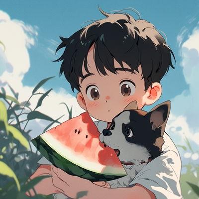 动漫女头吃瓜